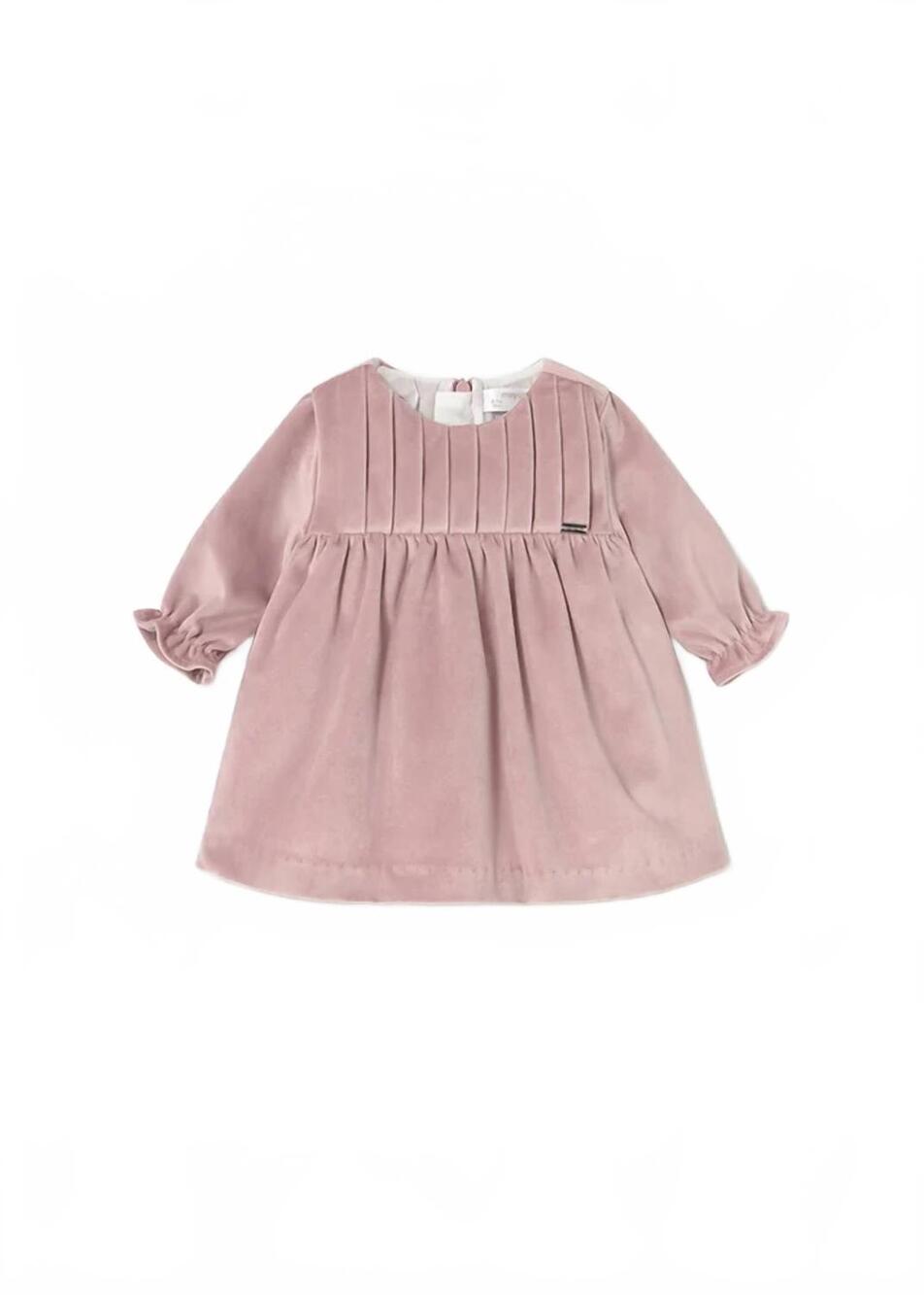 NEW MAYORAL girls velvet dress in pink